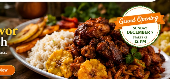 Authentic Haitian dishes from Bongou Lakay